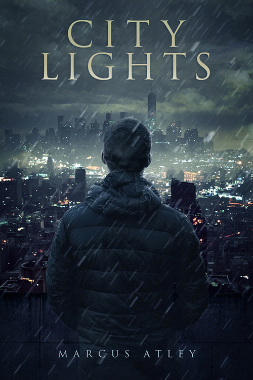 Dark Fiction E-Book Cover Design: City Lights